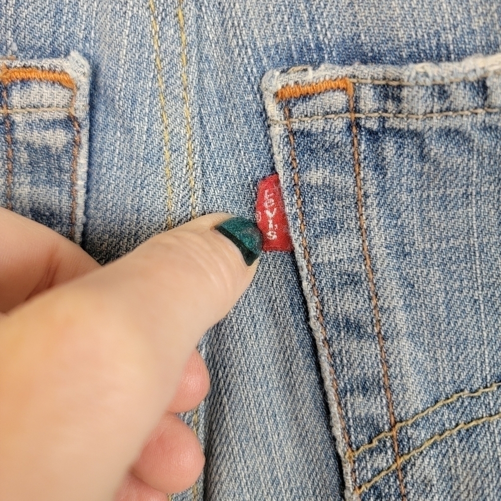 Levi's 2 569 Loose Cutoff Distressed High Rise Festival Jean Shorts Vintage Y2K - Picture 8 of 16